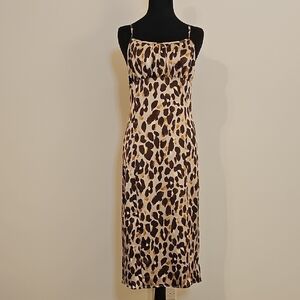 Forever 21 Animal Print Midi Dress